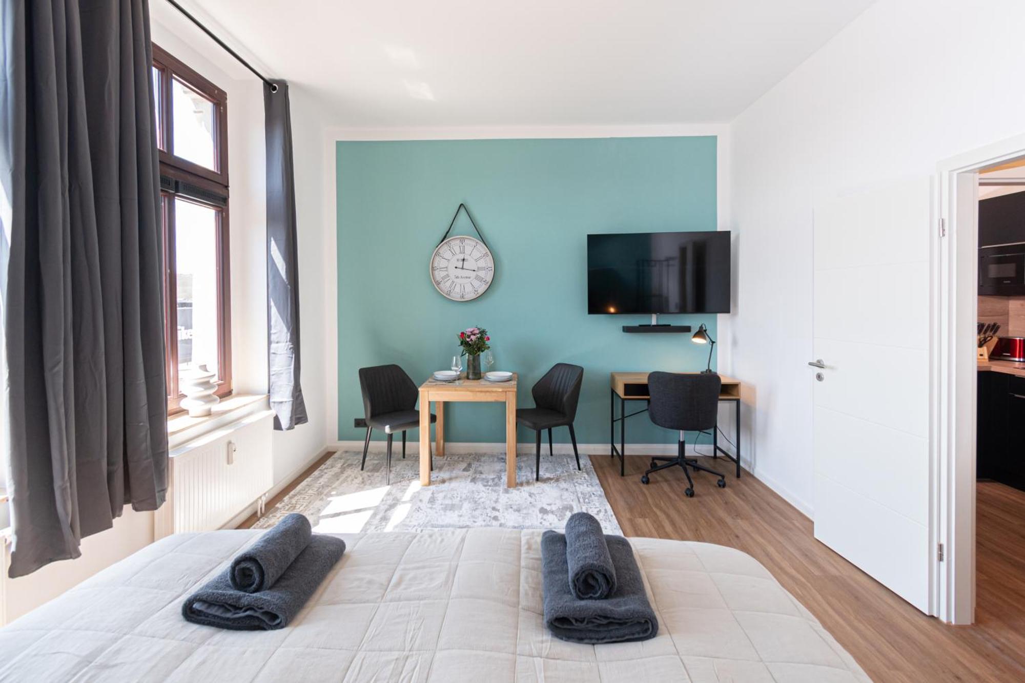 Sweethome - Zentral - Kueche & Parkplatz, Wifi Halle  Luaran gambar