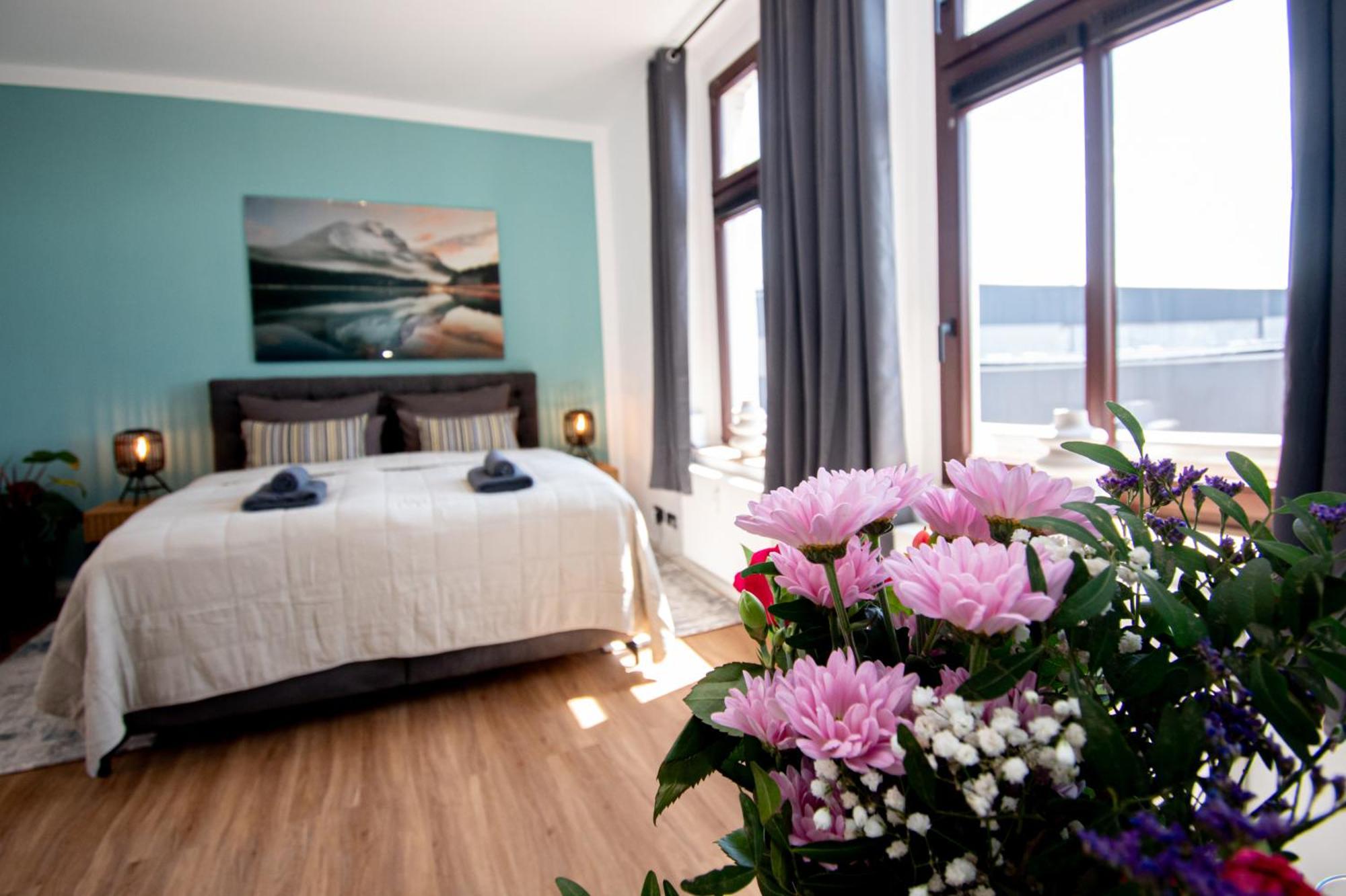 Sweethome - Zentral - Kueche & Parkplatz, Wifi Halle  Luaran gambar