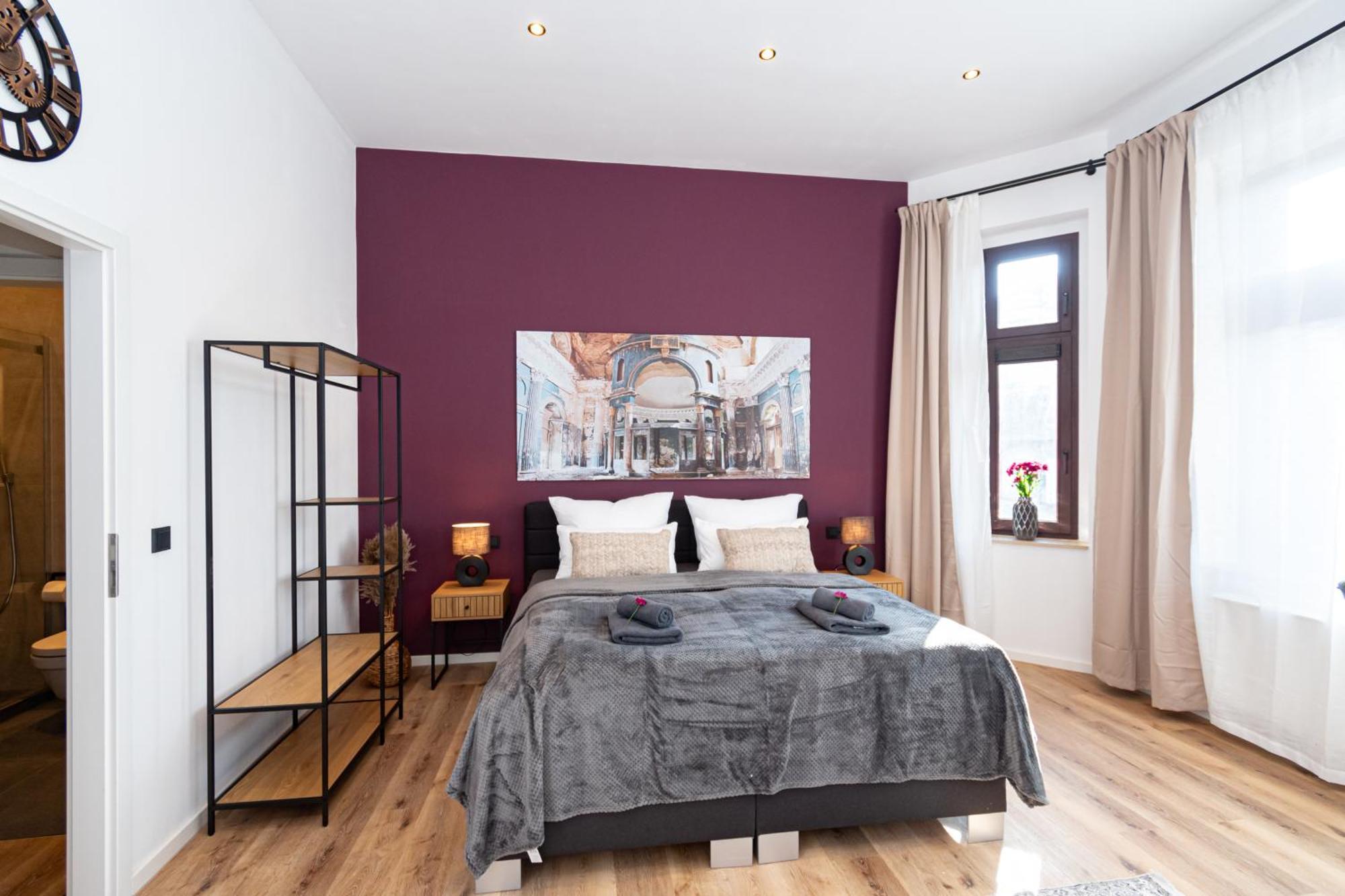 Sweethome - Zentral - Kueche & Parkplatz, Wifi Halle  Luaran gambar