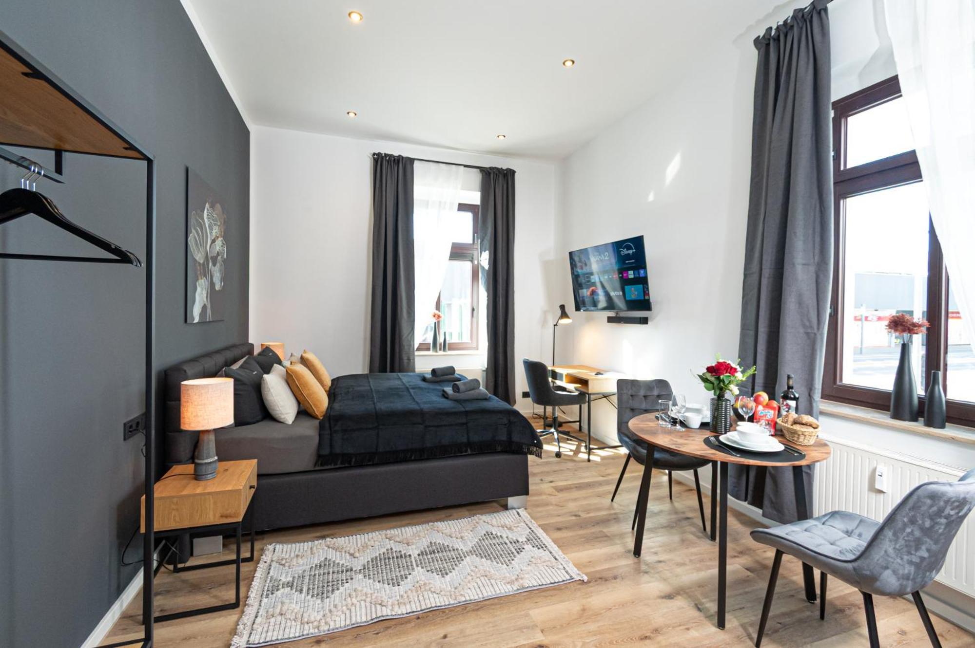 Sweethome - Zentral - Kueche & Parkplatz, Wifi Halle  Luaran gambar