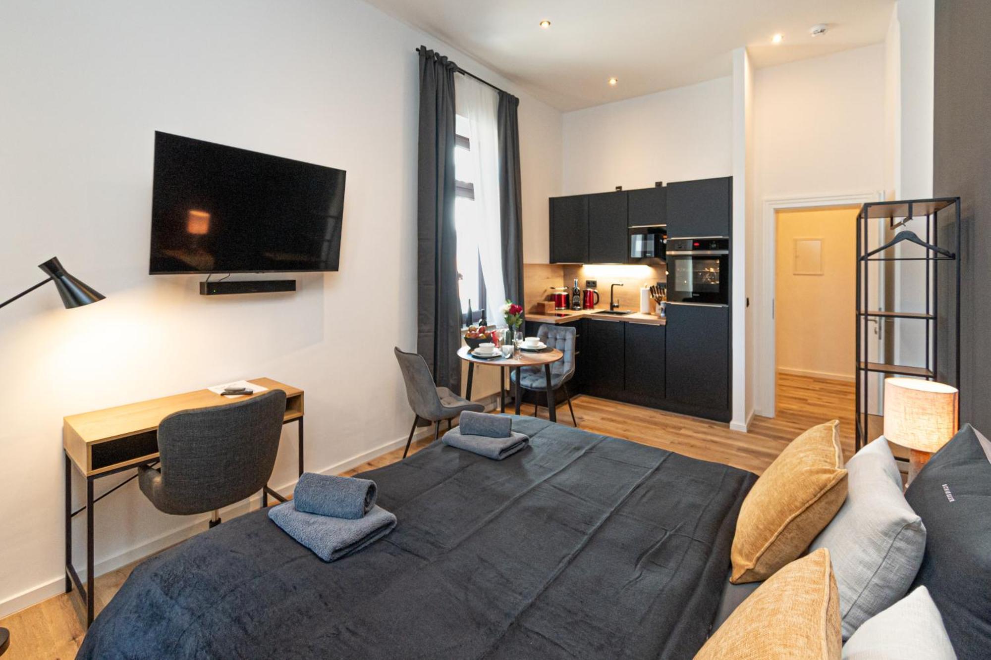 Sweethome - Zentral - Kueche & Parkplatz, Wifi Halle  Luaran gambar